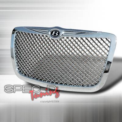 Chrysler 300 Spec-D Mesh Grille - Chrome - HG-300C05C