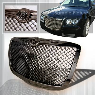 Chrysler 300 Spec-D Mesh Grille - Gunmetal - HG-300C05G