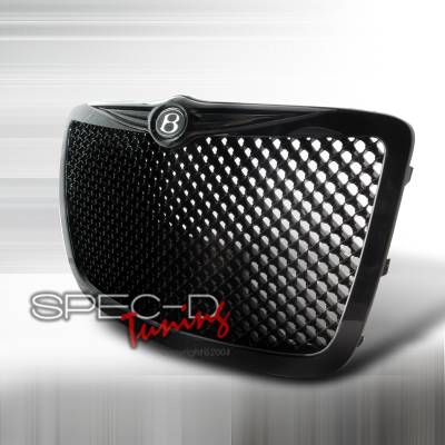 Chrysler 300 Spec-D Mesh Grille - Black - HG-300C05JM