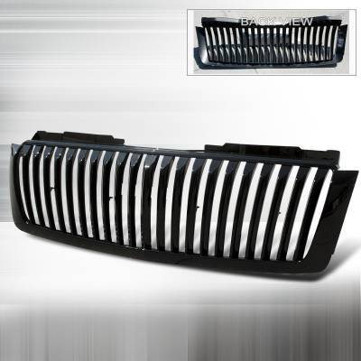 Chevrolet Avalanche Spec-D Vertical Grille - Black - HG-AVA07JMVT