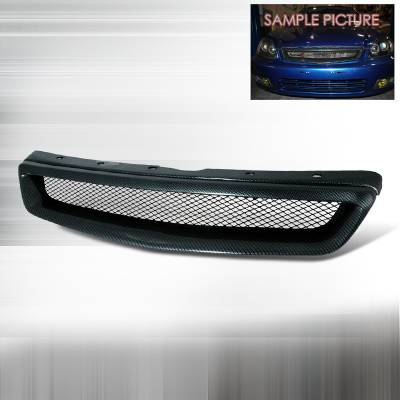 Honda Civic Spec-D Type R Style Front Hood Grille - HG-CV99CFTR