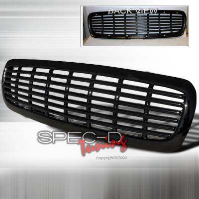 Dodge Dakota Spec-D Front Grille - Black - HG-DAK97JM-JY