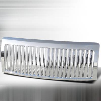 Ford F150 Spec-D Chrome Vertical Grille - HG-F15009CVT