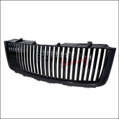 GMC Sierra Spec-D Vertical Grille - Black - HG-GMC07JMVT