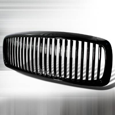 Dodge Ram Spec-D Vertical Grille - Black - HG-RAM02JMVT