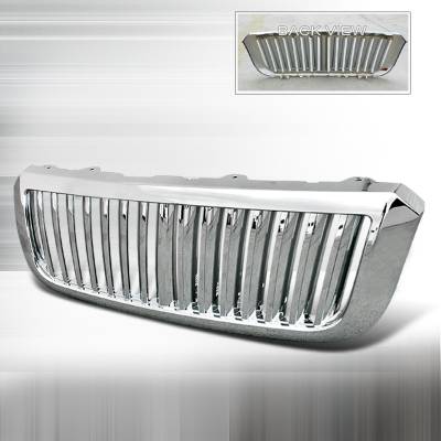 Ford Ranger Spec-D Vertical Grille - Chrome - HG-RAN02CVT