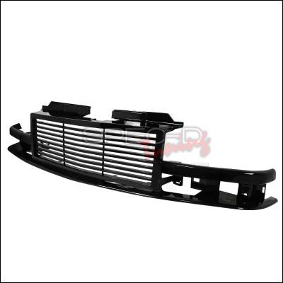 Chevrolet S10 Spec-D Front Grille - Black - HG-S1098JM