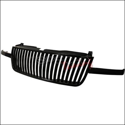 Chevrolet Silverado Spec-D Vertical Grille - Black - HG-SIV03JMVT