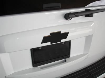 Chevrolet Avalanche T-Rex Billet Bowtie - Rear - Plain - Black - 19054B