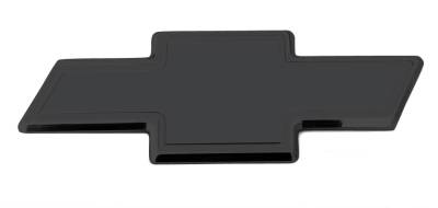 Chevrolet Silverado T-Rex Billet Bowtie - Rear with Border - Black - 19113B