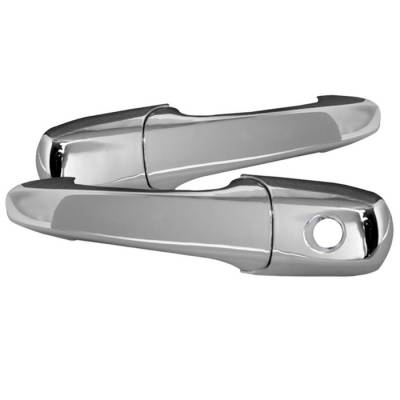 Ford Mustang Spyder Door Handle - No Passenger Side Key Hole - Chrome - CA-DH-FM05-NP