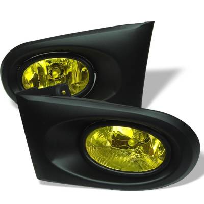 Acura RSX Spyder OEM Fog Lights - Yellow - FL-ARSX02-Y