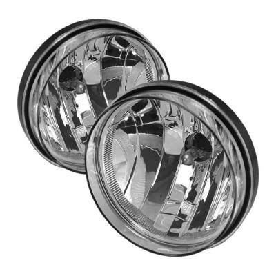 GMC Sierra Spyder OEM Fog Lights - No Switch - Clear - FL-GS07-C