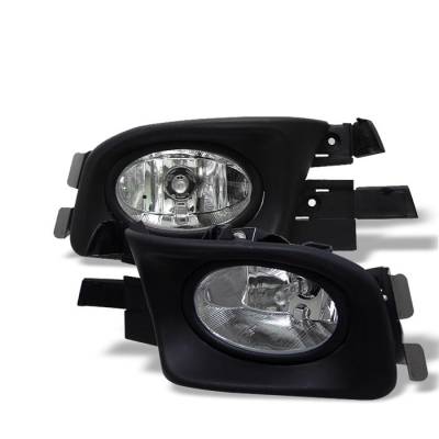 Honda Accord 4DR Spyder OEM Fog Lights - Clear - FL-HA03-4D