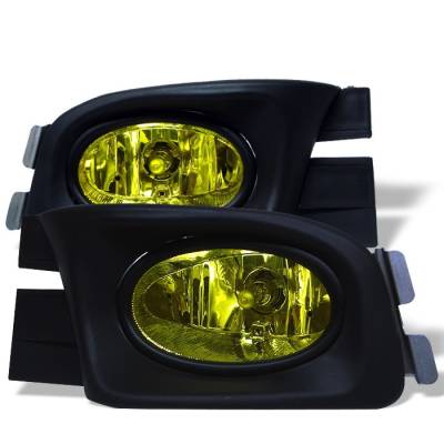 Honda Accord 4DR Spyder OEM Fog Lights - Yellow - FL-HA03-4D-Y