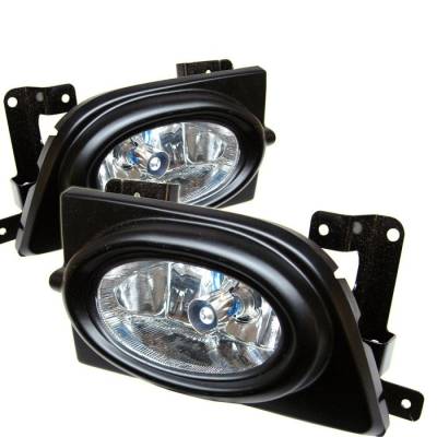 Honda Civic 4DR Spyder OEM Fog Lights - Clear - FL-HC06-4D