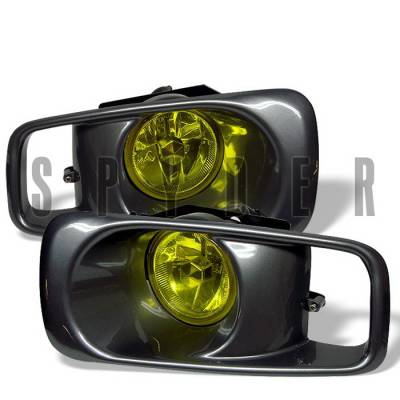 Honda Civic Spyder OEM Fog Lights - Yellow - FL-HC99-Y