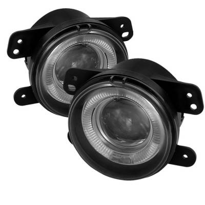 Chrysler 300 Spyder Projector Fog Lights - Smoke - FL-P-DM05-HL-SM