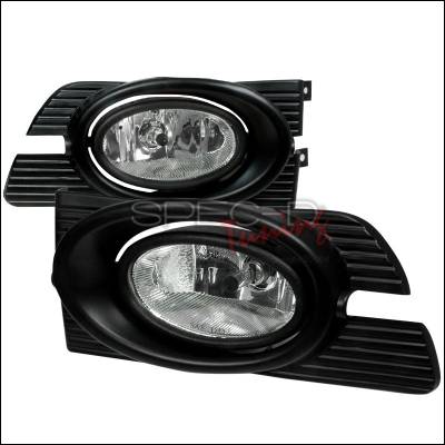 Honda Accord 4DR Spec-D OEM Fog Lights Clear - LF-ACD014COEM-WJ