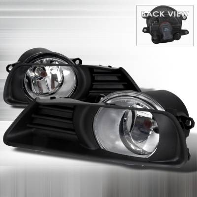 Toyota Camry Spec-D OEM Fog Lights - Clear - LF-CAM07OEM