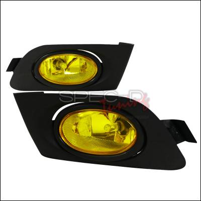 Honda Civic Spec-D OEM Fog Lights - Yellow - LF-CV01AMOEM-RS