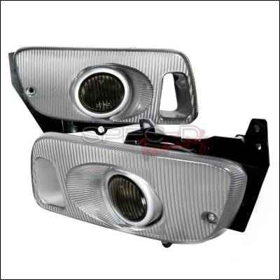 Honda Civic 2DR & 3DR Spec-D OEM Style Fog Lights with Carbon Cover Smoke - LF-CV923GOEM