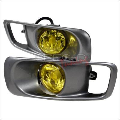 Honda Civic Spec-D Fog Lights - Yellow - LF-CV99AM-DP