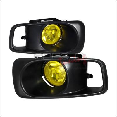 Honda Civic Spec-D Fog Lights - Yellow - LF-CV99AMOEM