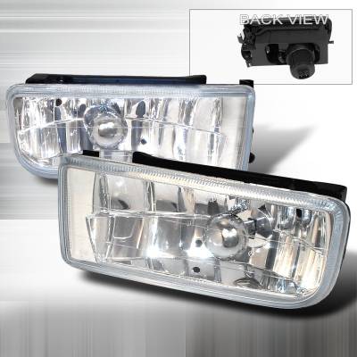 BMW 3 Series Spec-D Crystal Fog Lights - Clear - LF-E3692