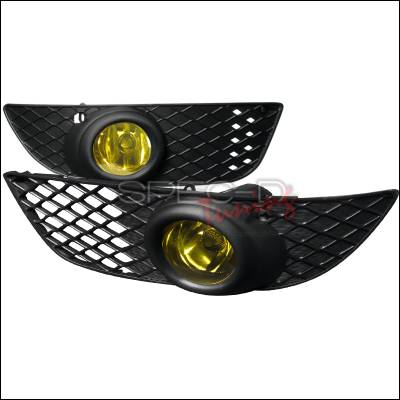 Mitsubishi Lancer Spec-D OEM Style Fog Lights - Yellow - LF-LAN08AMOEM