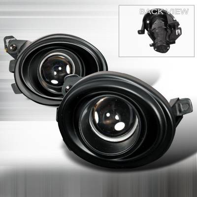 BMW 3 Series Spec-D M3 Projector Fog Lights - Black - LFP-E4699JM