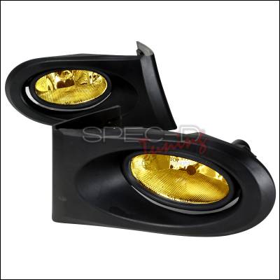 Acura RSX Spec-D OEM Style Fog Lights - Yellow - LF-RSX02AMOEM