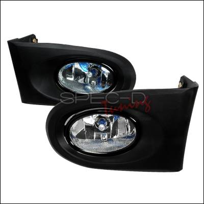 Acura RSX Spec-D OEM Style Fog Lights - Clear - LF-RSX02OEM