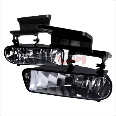 Chevrolet Silverado Spec-D OEM Fog Lights - Clear - LF-SIV99COEM-APC