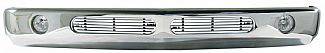 Chevrolet CK Truck Street Scene Chrome Bumper with 2 Lights & 2 Grille Openings - 950-45100