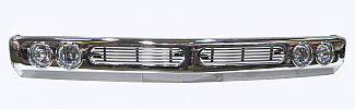 Chevrolet CK Truck Street Scene Chrome Bumper with 4 Lights & 2 Billet Grille - 950-45101