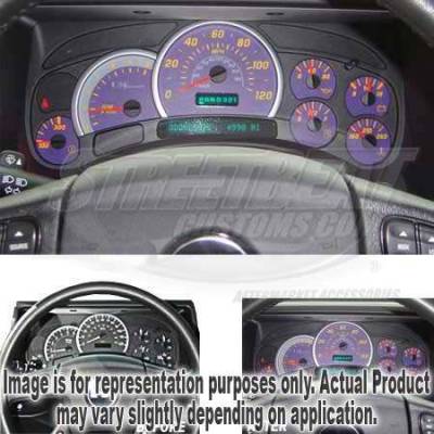 US Speedo Purple Exotic Color Gauge Face - Displays 120 MPH - Gas - No Transmission Temperature - CK1200437