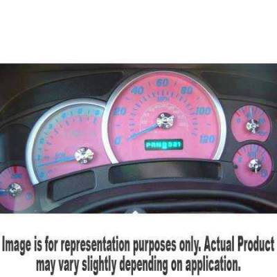 US Speedo Pink Exotic Color Gauge Face - Displays 120 MPH - Gas - No Transmission Temperature - CK1200438