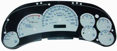 US Speedo White Exotic Color Gauge Face - Displays 120 MPH - Diesel - Automatic - CK1200440D