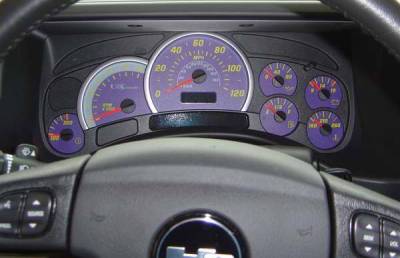 US Speedo Purple Exotic Color Gauge Face - Displays 120 MPH - Gas - Transmission Temperature - CK1200447