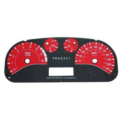 US Speedo Stainless Steel Gauge Face - Displays MPH - H30601