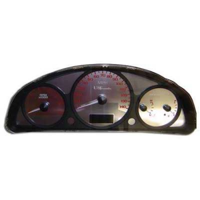 US Speedo Stainless Steel Gauge Face - Displays MPH - Tachometer - MAL0401