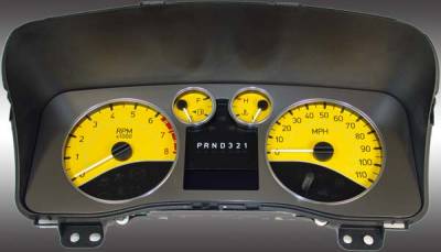 US Speedo Yellow Exotic Color Gauge Face - Displays Automatic - H3 06 YE