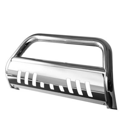 Chevrolet Avalanche Spyder 3 Inch Bull Bar T-304 Stainless SteelPolished - BBR-CA-A02G0408