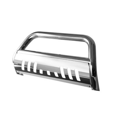 Ford F250 Spyder 3 Inch Bull Bar T-304 Stainless SteelPolished - BBR-FF-A02G0512