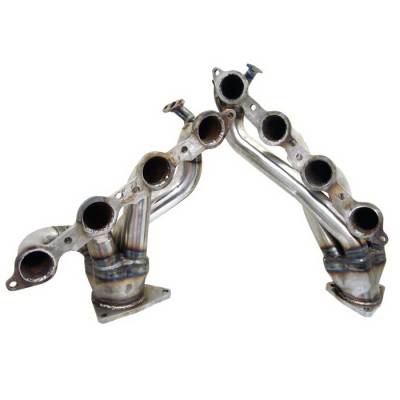 Chevrolet Camaro Spyder 4-1 Exhaust Header - Chrome - TS-HE-CCAM98-LS1-C