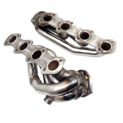 Ford F150 Spyder Exhaust Header - Chrome - TS-HE-FF15097-54L-C