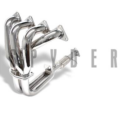 Honda Prelude Spyder 4-2-1 Exhaust Header - Chrome - TS-HE-HP92SI-C