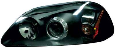 TYC Projector Headlights with Black Housing - 80613340