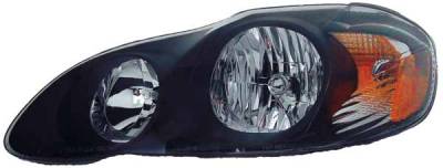 TYC Euro Clear Headlights Black Housing - 80623541